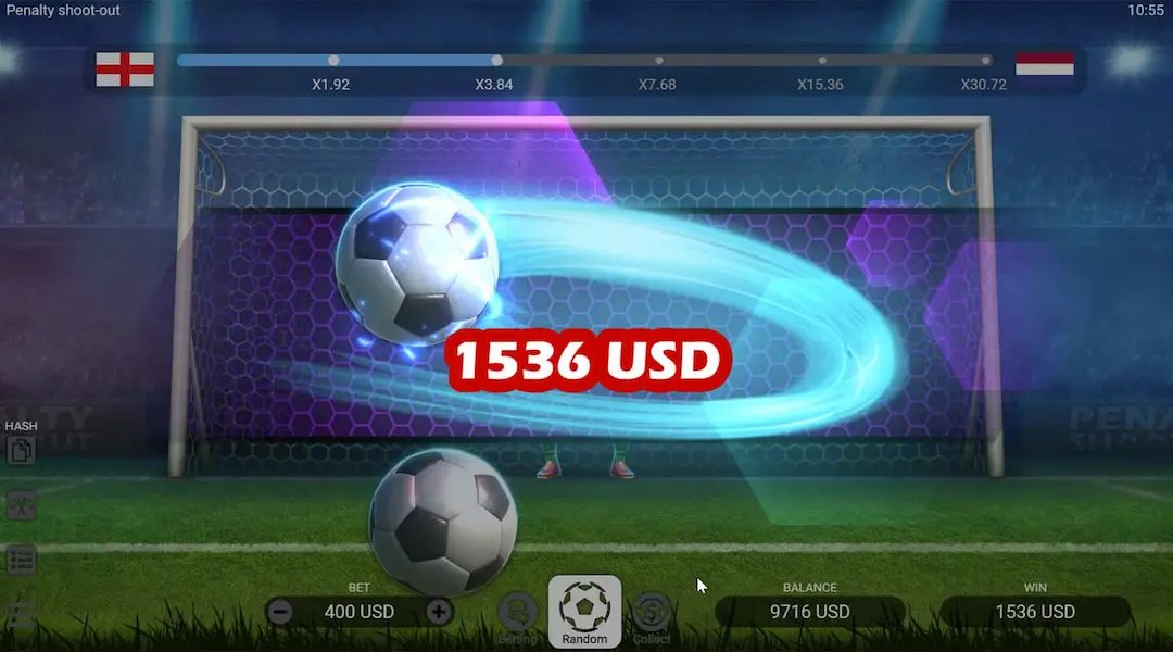 Quelle est la version mobile du jeu Penalty Shoot Out